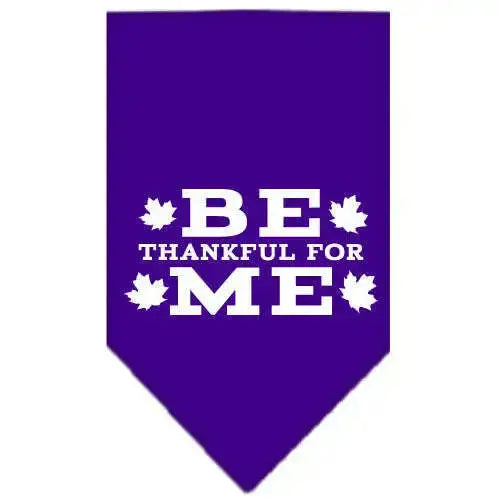 Be-Thankful-For-Me-Screen-Print-Bandana-Purple-Large-GreatEagleInc-318968569
