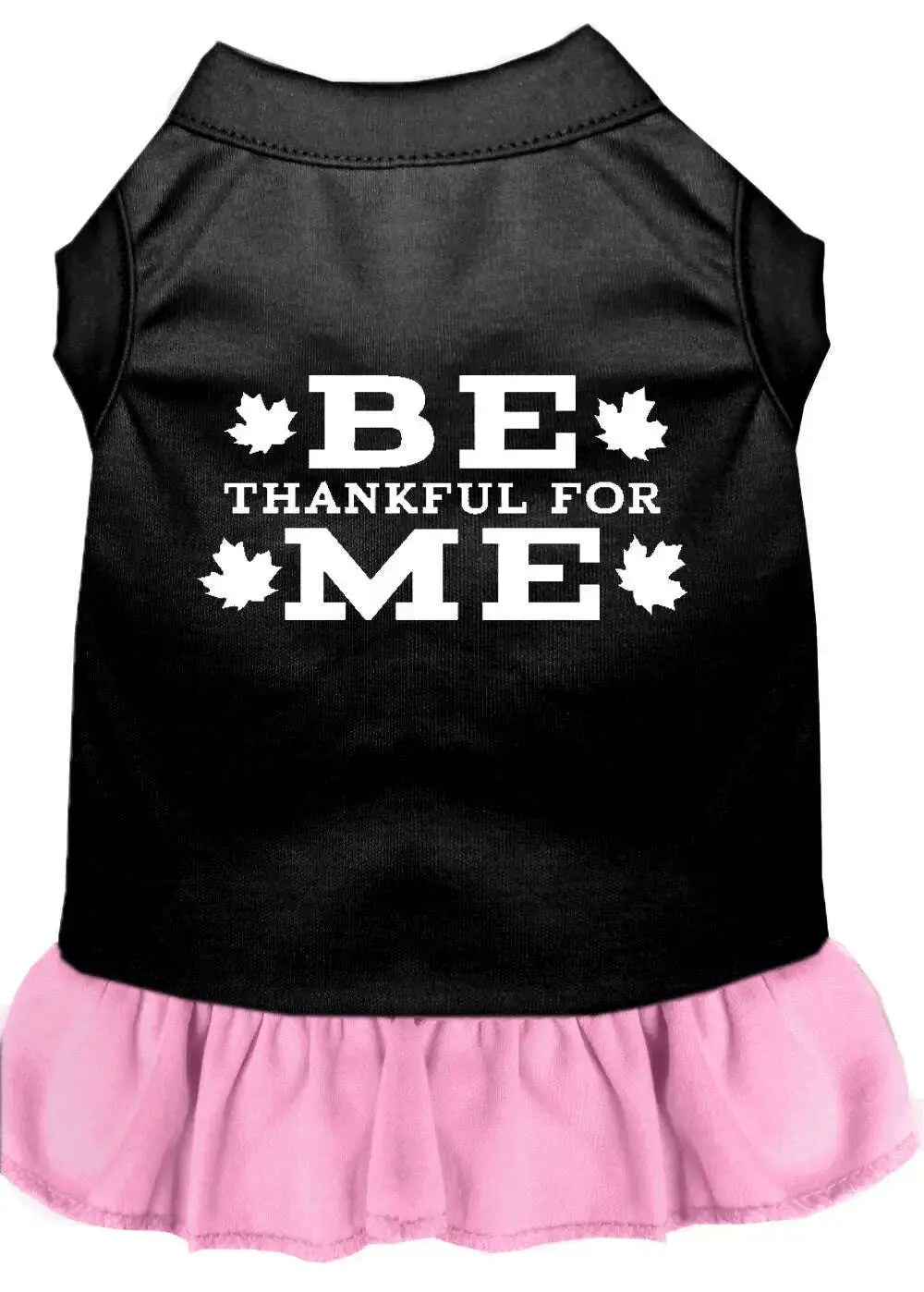 Be-Thankful-For-Me-Screen-Print-Dress-Black-With-Light-Pink-Xs-GreatEagleInc-320205699
