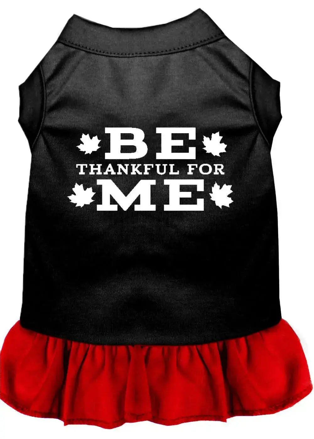 Be-Thankful-For-Me-Screen-Print-Dress-Black-With-Red-Med-GreatEagleInc-333608474