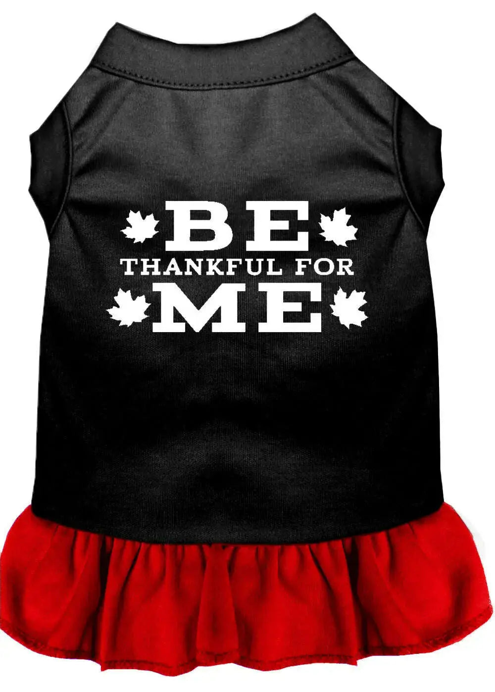 Be-Thankful-For-Me-Screen-Print-Dress-Black-With-Red-Xs-GreatEagleInc-320205569