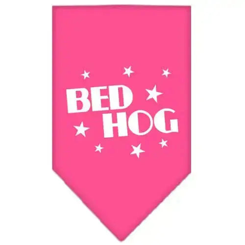 Bed-Hog-Screen-Print-Bandana-Bright-Pink-Large-GreatEagleInc-319223027