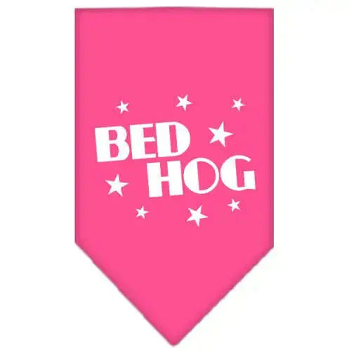 Bed-Hog-Screen-Print-Bandana-Bright-Pink-Large-GreatEagleInc-319223027