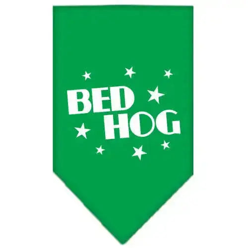 Bed-Hog-Screen-Print-Bandana-Emerald-Green-Small-GreatEagleInc-318530390