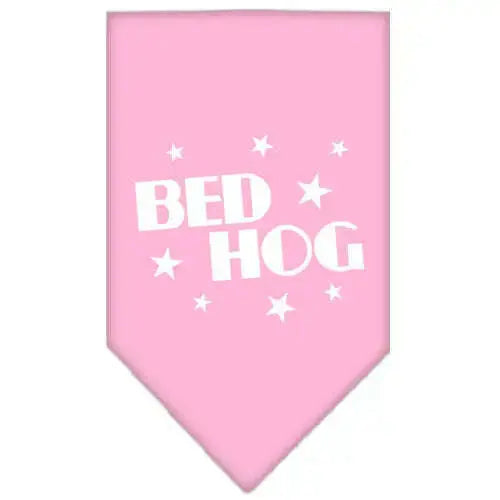 Bed-Hog-Screen-Print-Bandana-Light-Pink-Small-GreatEagleInc-319221692
