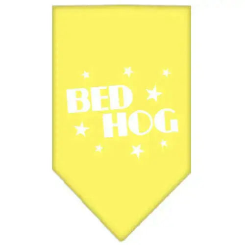 Bed-Hog-Screen-Print-Bandana-Yellow-Large-GreatEagleInc-319222056