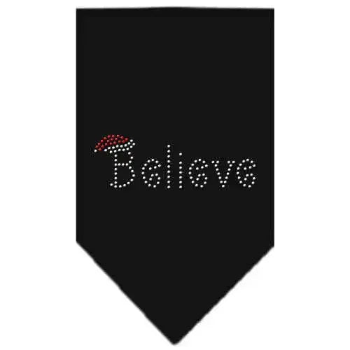 Believe-Rhinestone-Bandana-Black-Small-GreatEagleInc-318994931