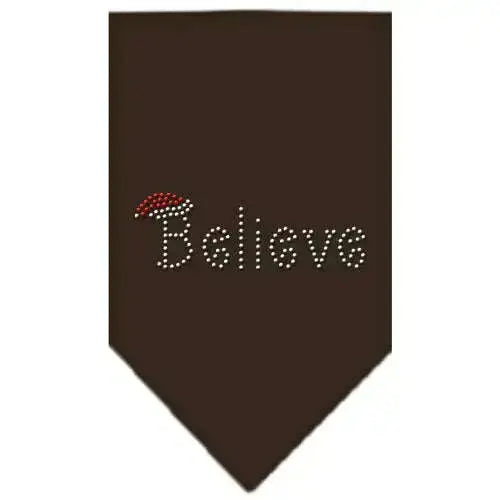 Believe-Rhinestone-Bandana-Cocoa-Small-GreatEagleInc-318995140