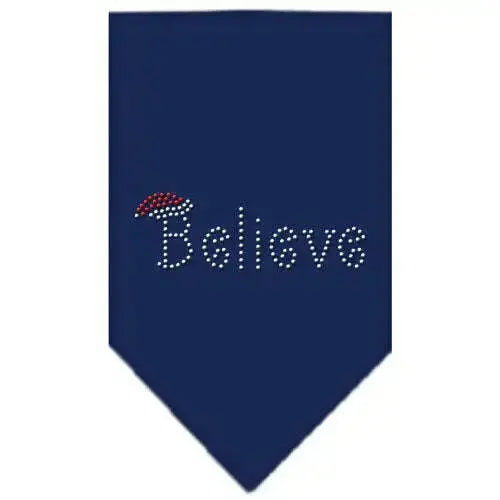 Believe-Rhinestone-Bandana-Navy-Blue-Small-GreatEagleInc-319062421