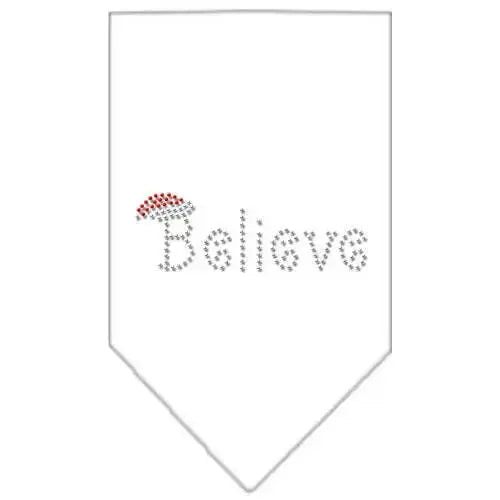 Believe-Rhinestone-Bandana-White-Large-GreatEagleInc-318543988
