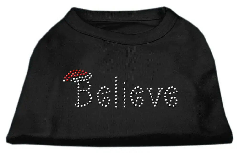 Believe-Rhinestone-Shirts-Black-Xl-GreatEagleInc-319812355