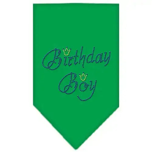 Birthday-Boy-Rhinestone-Bandana-Emerald-Green-Large-GreatEagleInc-318979586