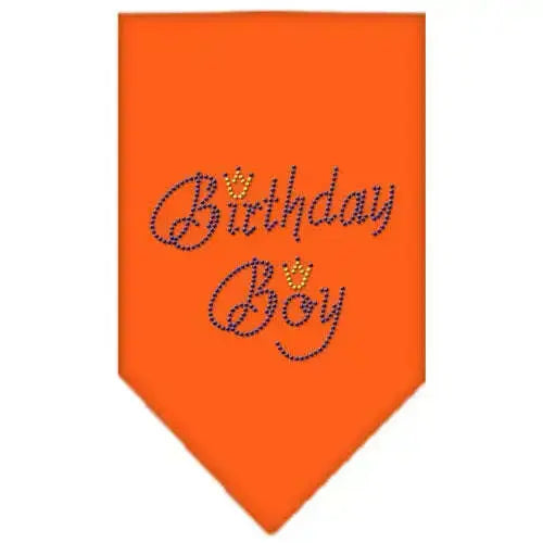 Birthday-Boy-Rhinestone-Bandana-Orange-Large-GreatEagleInc-318979844