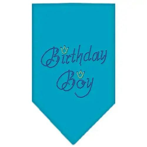 Birthday-Boy-Rhinestone-Bandana-Turquoise-Large-GreatEagleInc-318980085