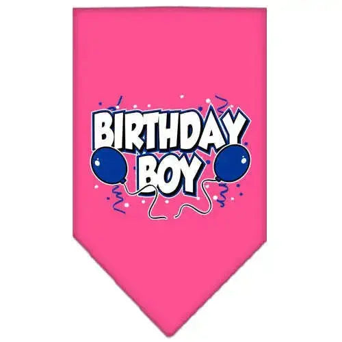 Birthday-Boy-Screen-Print-Bandana-Bright-Pink-Large-GreatEagleInc-318580260