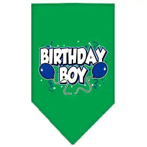 Birthday-Boy-Screen-Print-Bandana-Emerald-Green-Large-GreatEagleInc-318552272