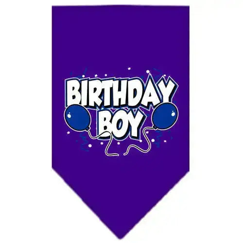 Birthday-Boy-Screen-Print-Bandana-Purple-Large-GreatEagleInc-318580555