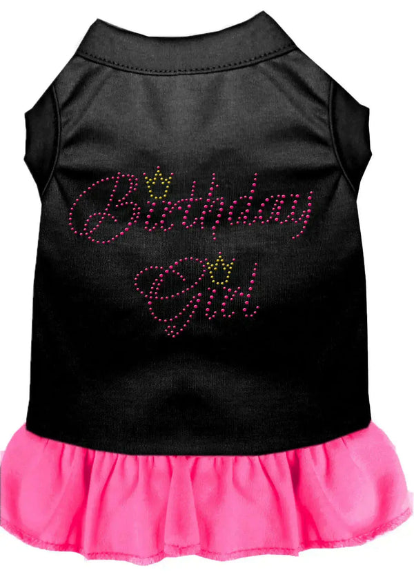 Birthday-Girl-Rhinestone-Dress-Black-With-Bright-Pink-Xxxl-GreatEagleInc-319539493