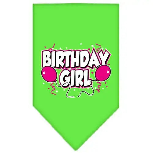 Birthday-Girl-Screen-Print-Bandana-Lime-Green-Small-GreatEagleInc-319218018
