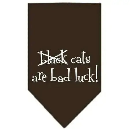 Black-Cats-Are-Bad-Luck-Screen-Print-Bandana-Cocoa-Small-GreatEagleInc-318968247