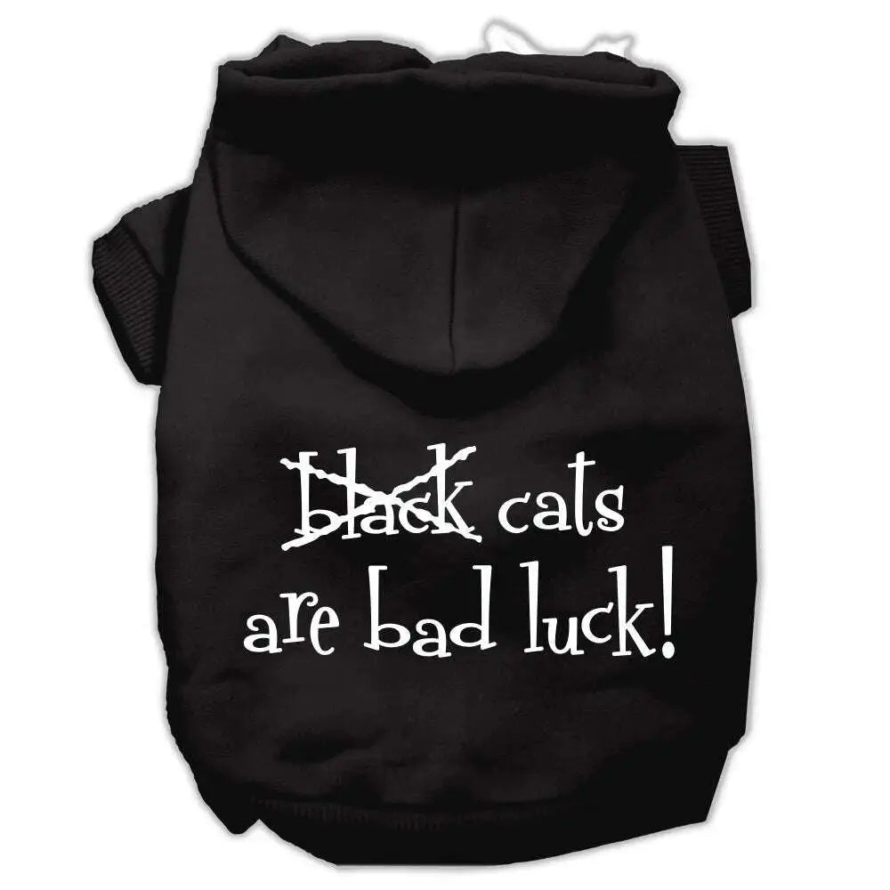 Black-Cats-Are-Bad-Luck-Screen-Print-Pet-Hoodies-Black-Size-Xs-GreatEagleInc-319892985