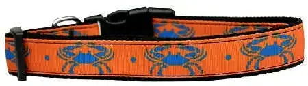 Blue-Crabs-Nylon-Dog-Collar-Xs-GreatEagleInc-318926293