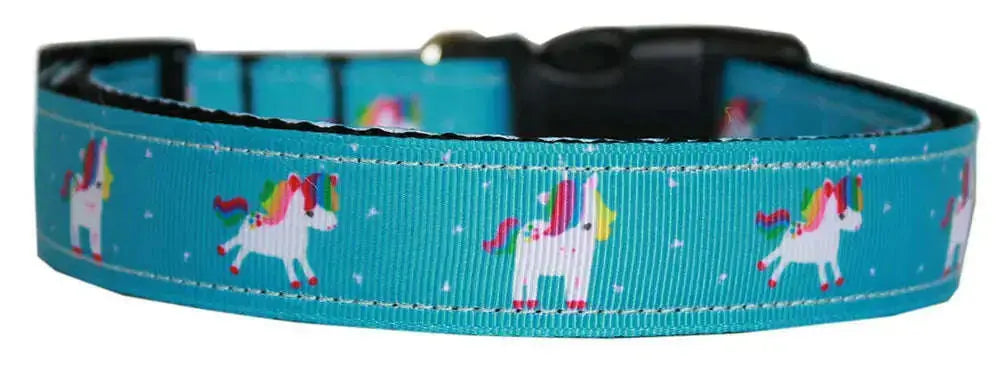 Blue-Unicorn-Nylon-Dog-Collar-Xl-GreatEagleInc-320010068