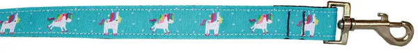 Blue-Unicorn-Nylon-Pet-Leash-1in-By-4ft-GreatEagleInc-320010844