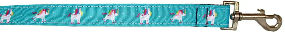 Blue-Unicorn-Nylon-Pet-Leash-1in-By-6ft-GreatEagleInc-320010744