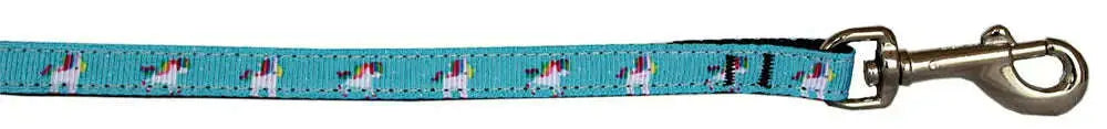 Blue-Unicorn-Nylon-Pet-Leash-3-8in-By-6ft-GreatEagleInc-320010550