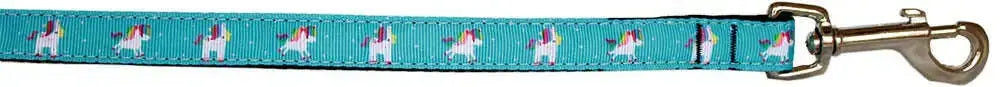 Blue-Unicorn-Nylon-Pet-Leash-5-8in-By-6ft-GreatEagleInc-320010343