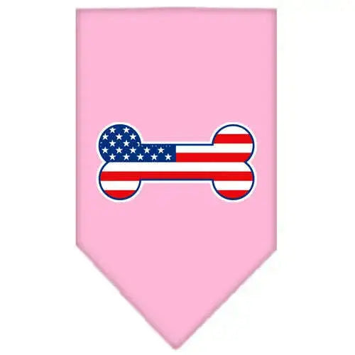 Bone-Flag-American-Screen-Print-Bandana-Light-Pink-Small-GreatEagleInc-333824097