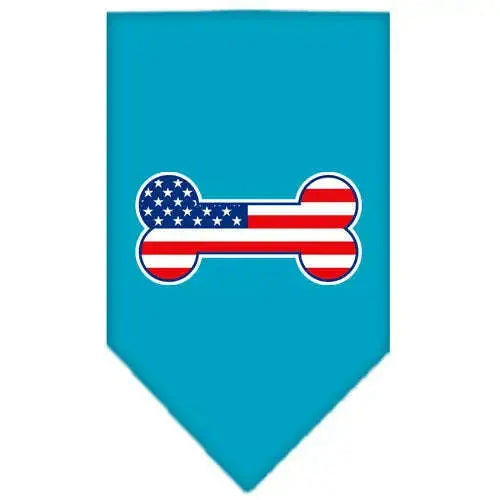 Bone-Flag-American-Screen-Print-Bandana-Turquoise-Large-GreatEagleInc-333824622