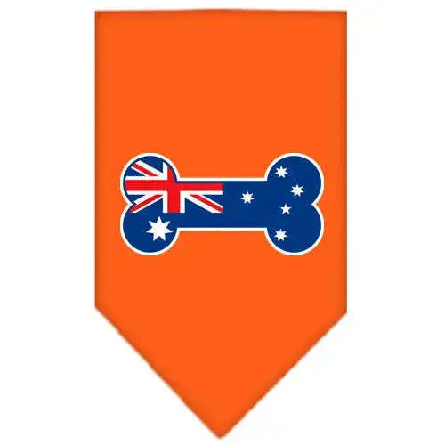 Bone-Flag-Australian-Screen-Print-Bandana-Orange-Large-GreatEagleInc-319365540