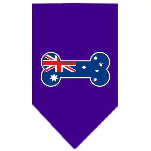 Bone-Flag-Australian-Screen-Print-Bandana-Purple-Large-GreatEagleInc-319365415