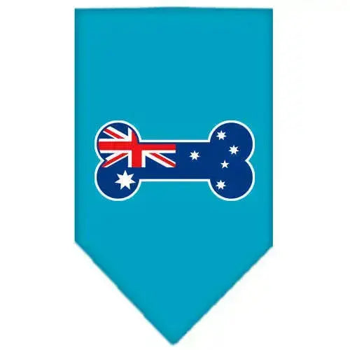 Bone-Flag-Australian-Screen-Print-Bandana-Turquoise-Large-GreatEagleInc-319365252