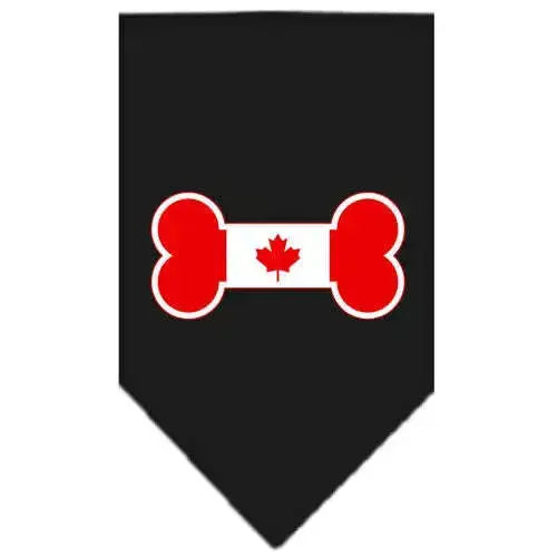 Bone-Flag-Canadian-Screen-Print-Bandana-Black-Small-GreatEagleInc-319360586