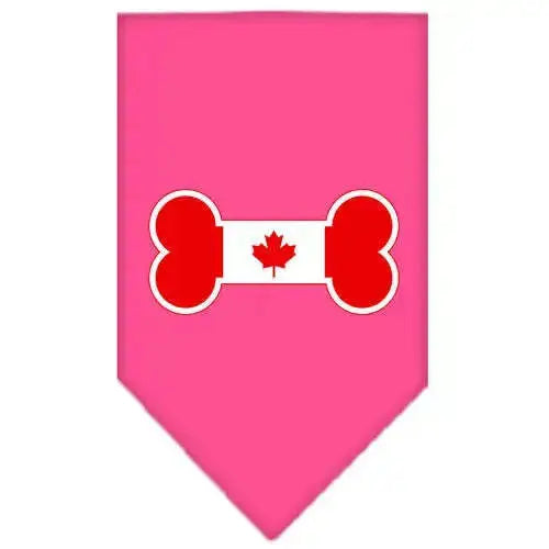 Bone-Flag-Canadian-Screen-Print-Bandana-Bright-Pink-Large-GreatEagleInc-319361750