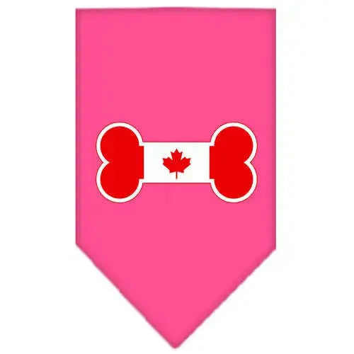 Bone-Flag-Canadian-Screen-Print-Bandana-Bright-Pink-Large-GreatEagleInc-319361750