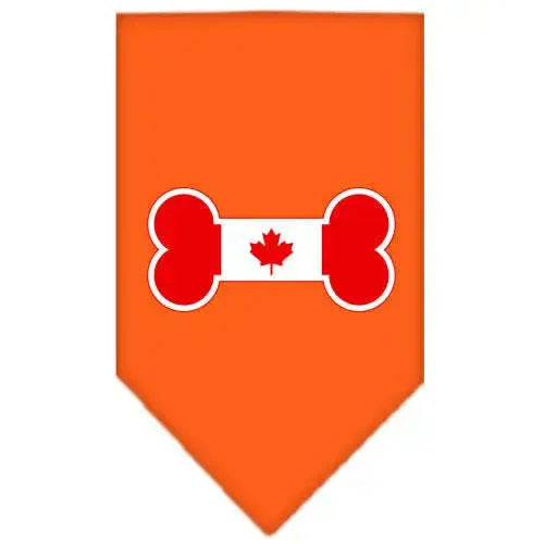 Bone-Flag-Canadian-Screen-Print-Bandana-Orange-Large-GreatEagleInc-319361193