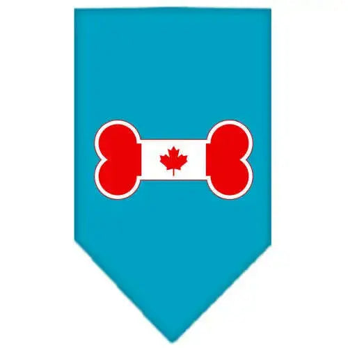 Bone-Flag-Canadian-Screen-Print-Bandana-Turquoise-Large-GreatEagleInc-319360874
