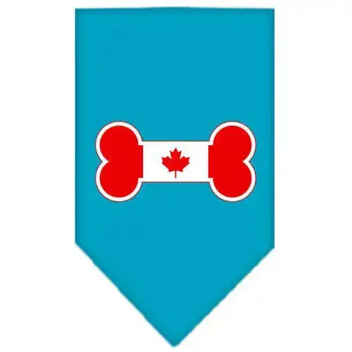 Bone-Flag-Canadian-Screen-Print-Bandana-Turquoise-Large-GreatEagleInc-319360874
