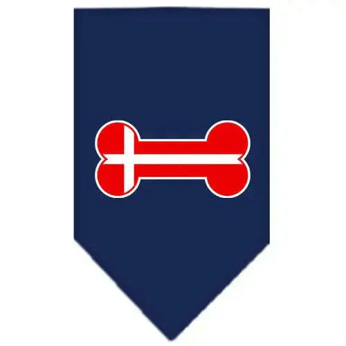 Bone-Flag-Denmark-Screen-Print-Bandana-Navy-Blue-Large-GreatEagleInc-319354377