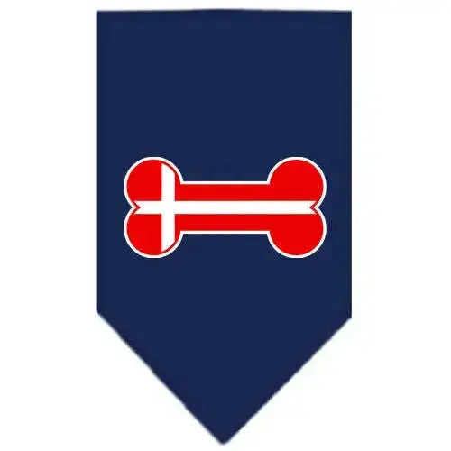 Bone-Flag-Denmark-Screen-Print-Bandana-Navy-Blue-Small-GreatEagleInc-319208044