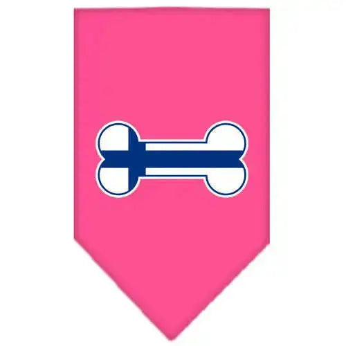 Bone-Flag-Finland-Screen-Print-Bandana-Bright-Pink-Small-GreatEagleInc-319197068