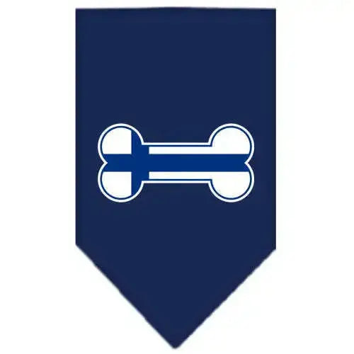 Bone-Flag-Finland-Screen-Print-Bandana-Navy-Blue-Large-GreatEagleInc-319352999