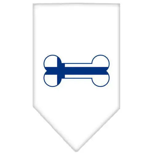 Bone-Flag-Finland-Screen-Print-Bandana-White-Small-GreatEagleInc-319351693