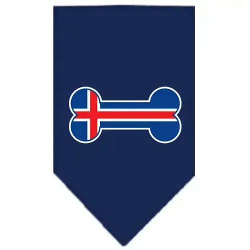 Bone-Flag-Iceland-Screen-Print-Bandana-Navy-Blue-Small-GreatEagleInc-319349461
