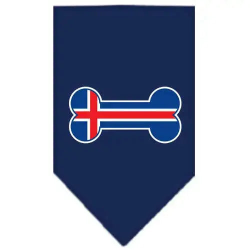 Bone-Flag-Iceland-Screen-Print-Bandana-Navy-Blue-Small-GreatEagleInc-319349461