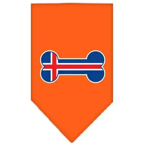 Bone-Flag-Iceland-Screen-Print-Bandana-Orange-Small-GreatEagleInc-319349313