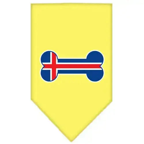 Bone-Flag-Iceland-Screen-Print-Bandana-Yellow-Small-GreatEagleInc-318531766
